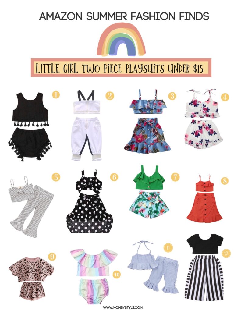 BABY AND TODDLER SUMMER GIRL CLOTHES FROM AMAZON